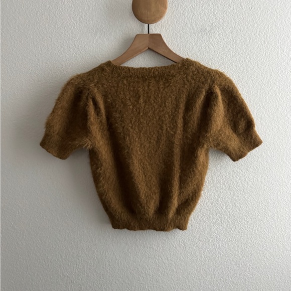 Ronny Kobo Brown Fuzzy Shirt - Picture 5 of 6